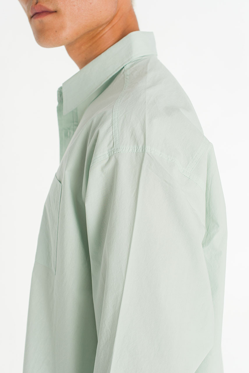 Menswear | HD Cropped Shirt, Mint