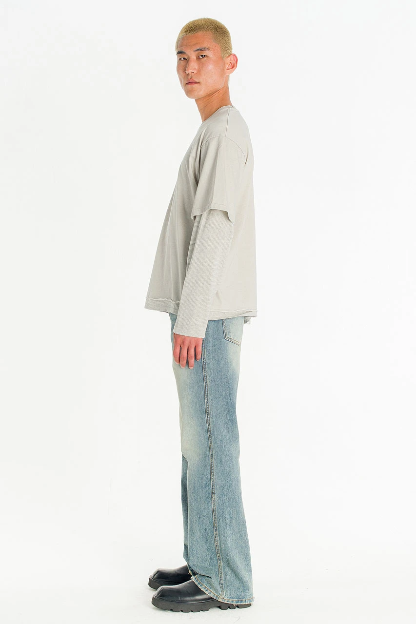 Menswear | Double Tee, Light Grey