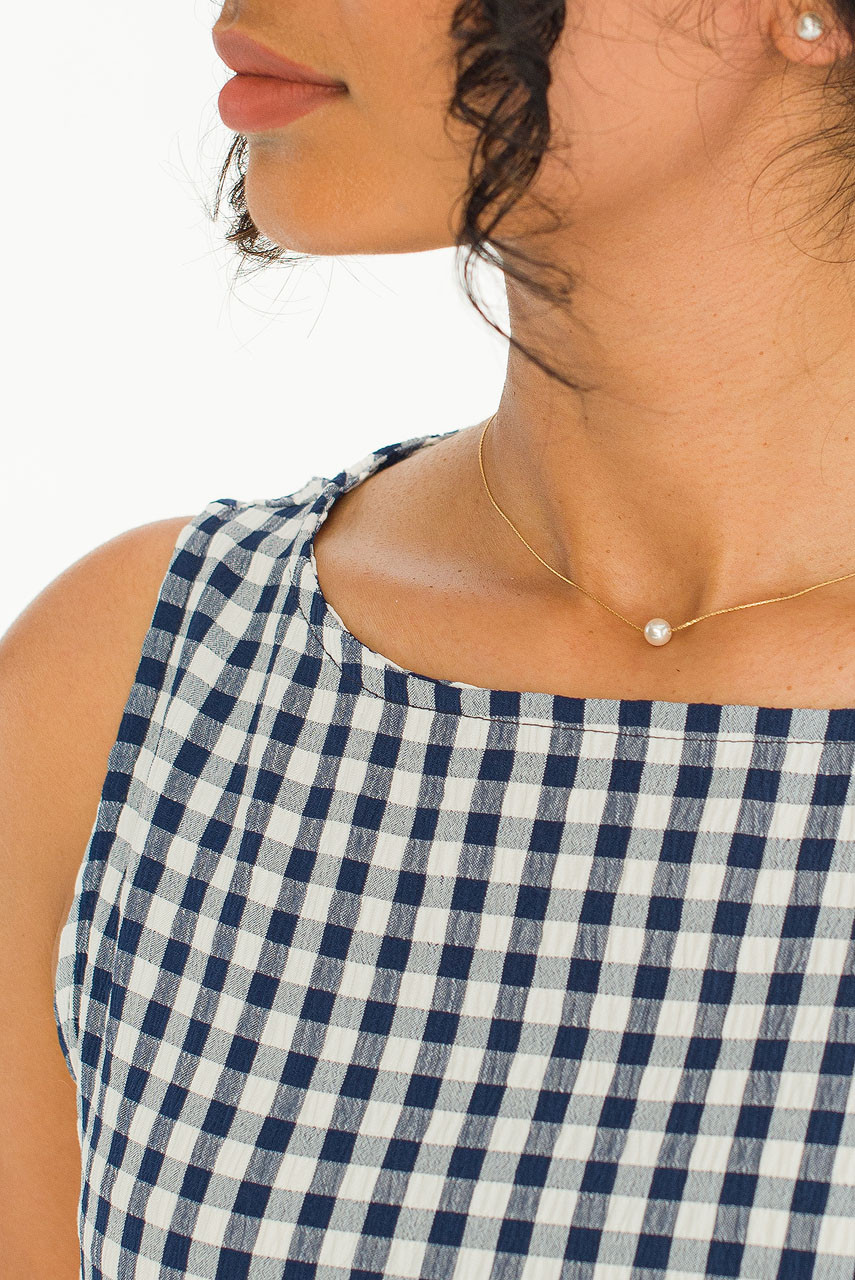 Serenity Pearl Necklace, Gold