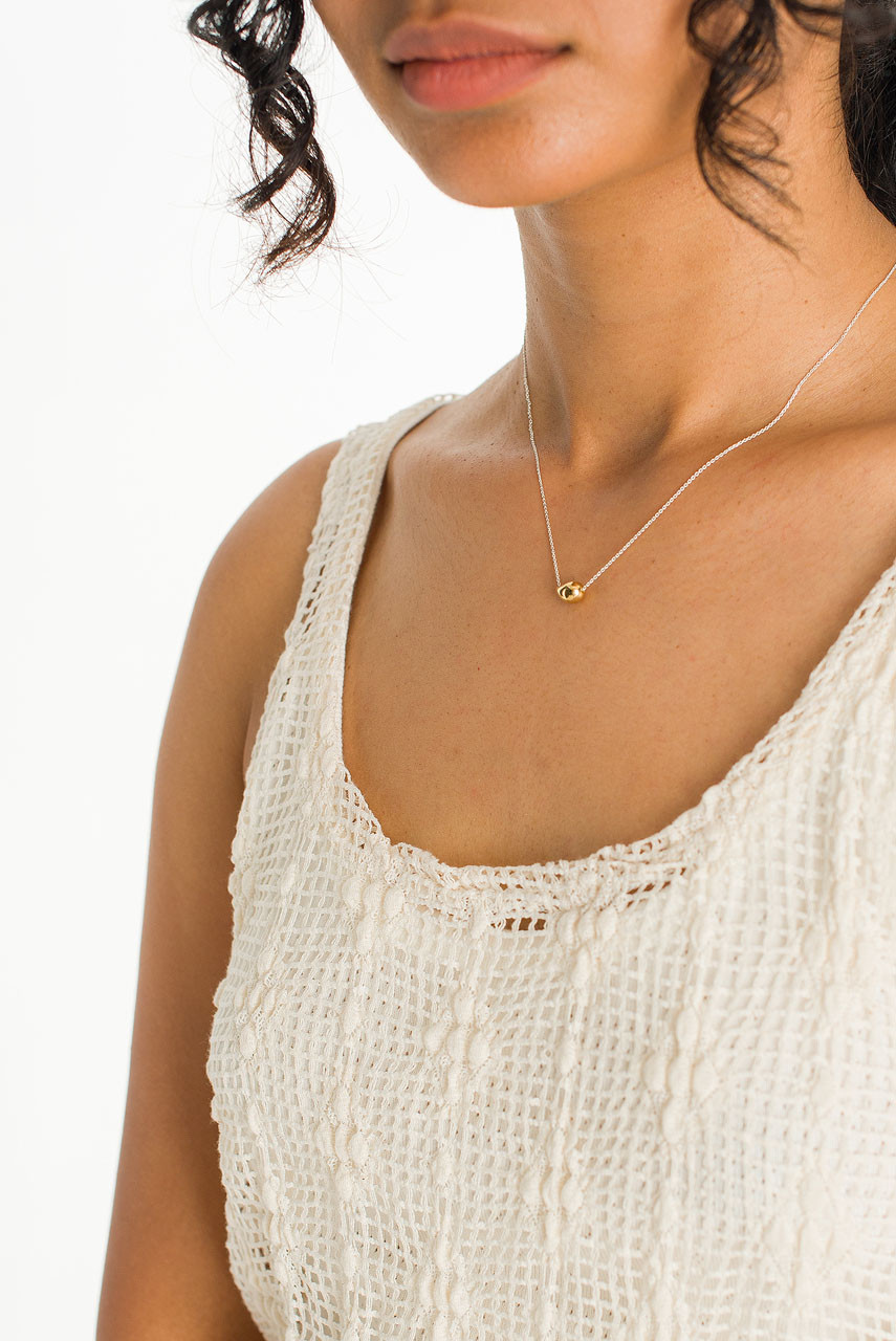 Dew Drop Necklace, Gold