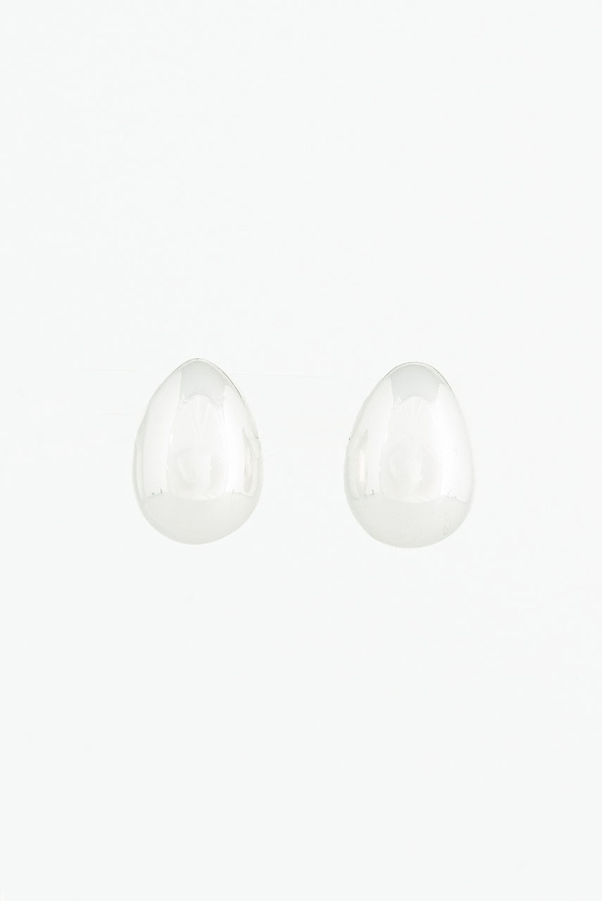 Soft Pebble Studs, Silver