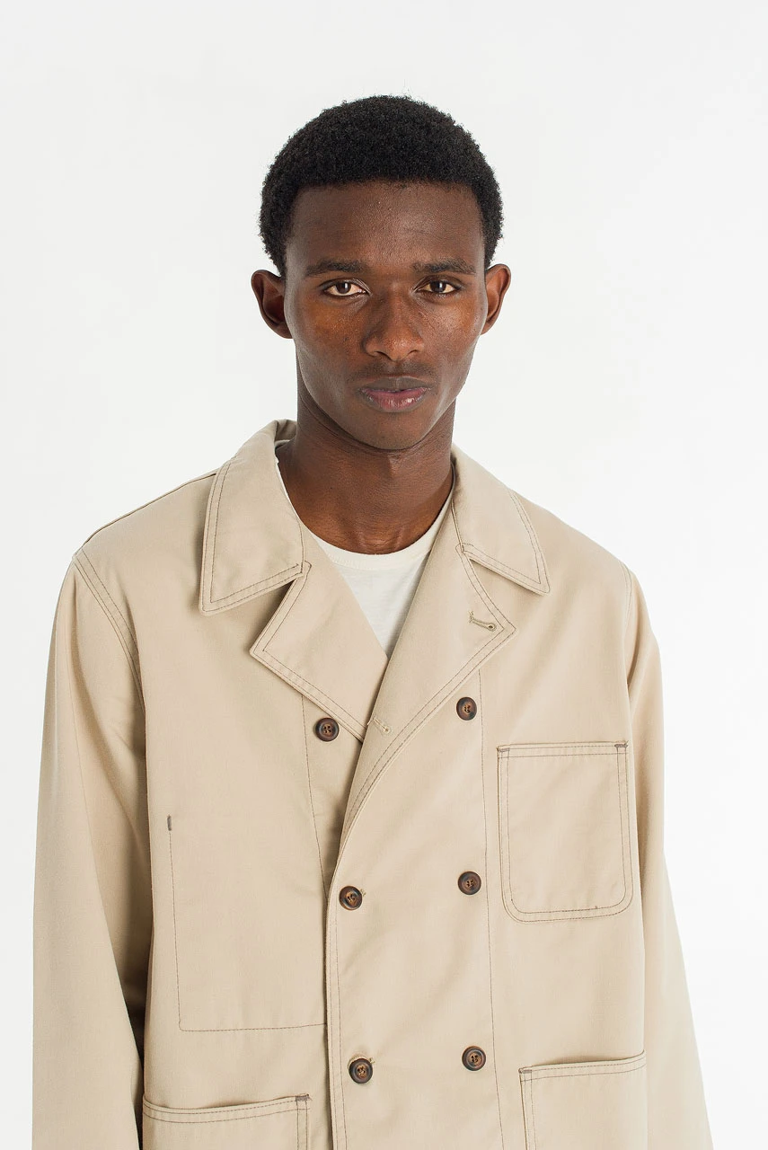 Menswear | Double-Breasted Jacket, Beige