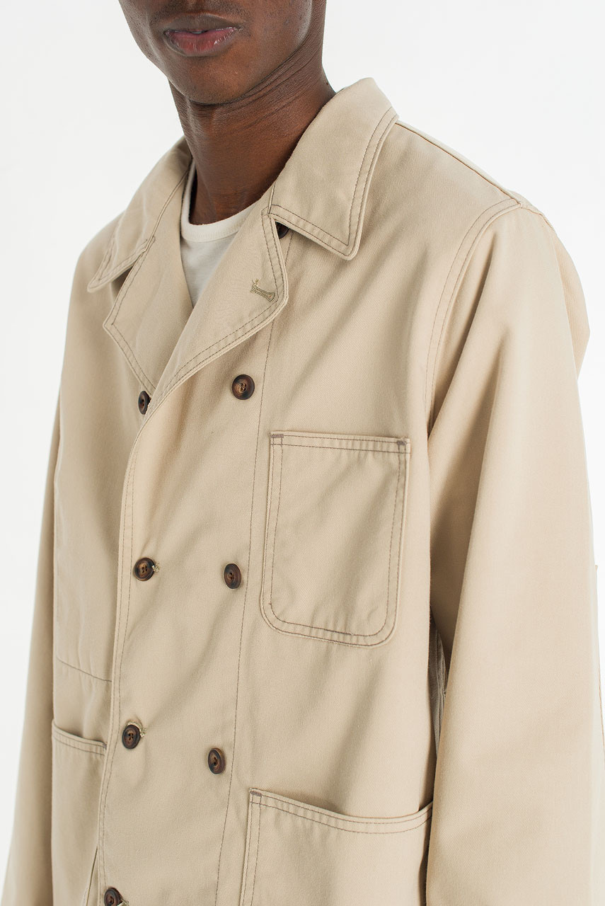 Menswear | Double-Breasted Jacket, Beige