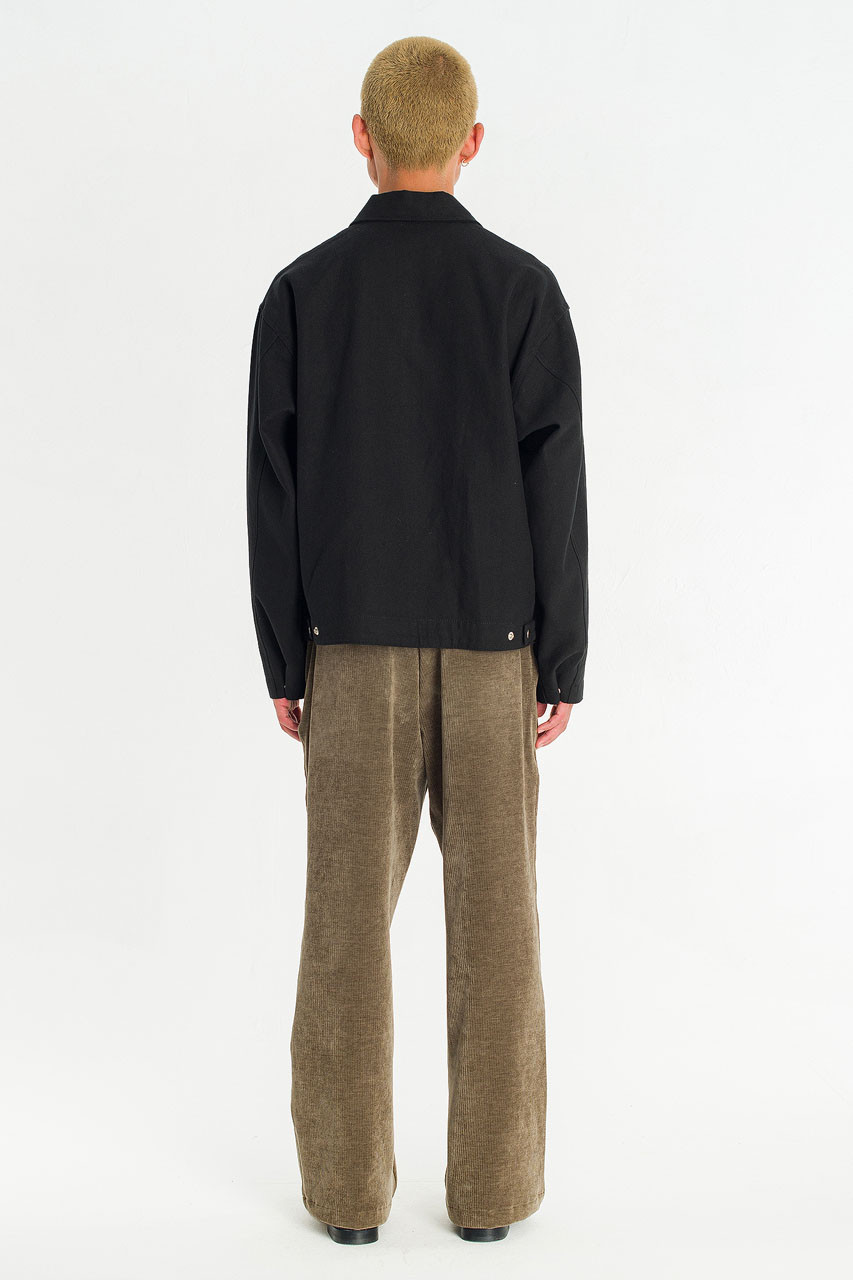Menswear | Cotton Swing-Top Jacket, Black