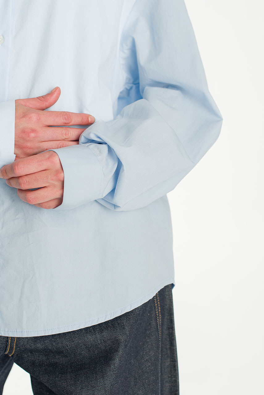 Marlow Oversized Shirt, Powder Blue