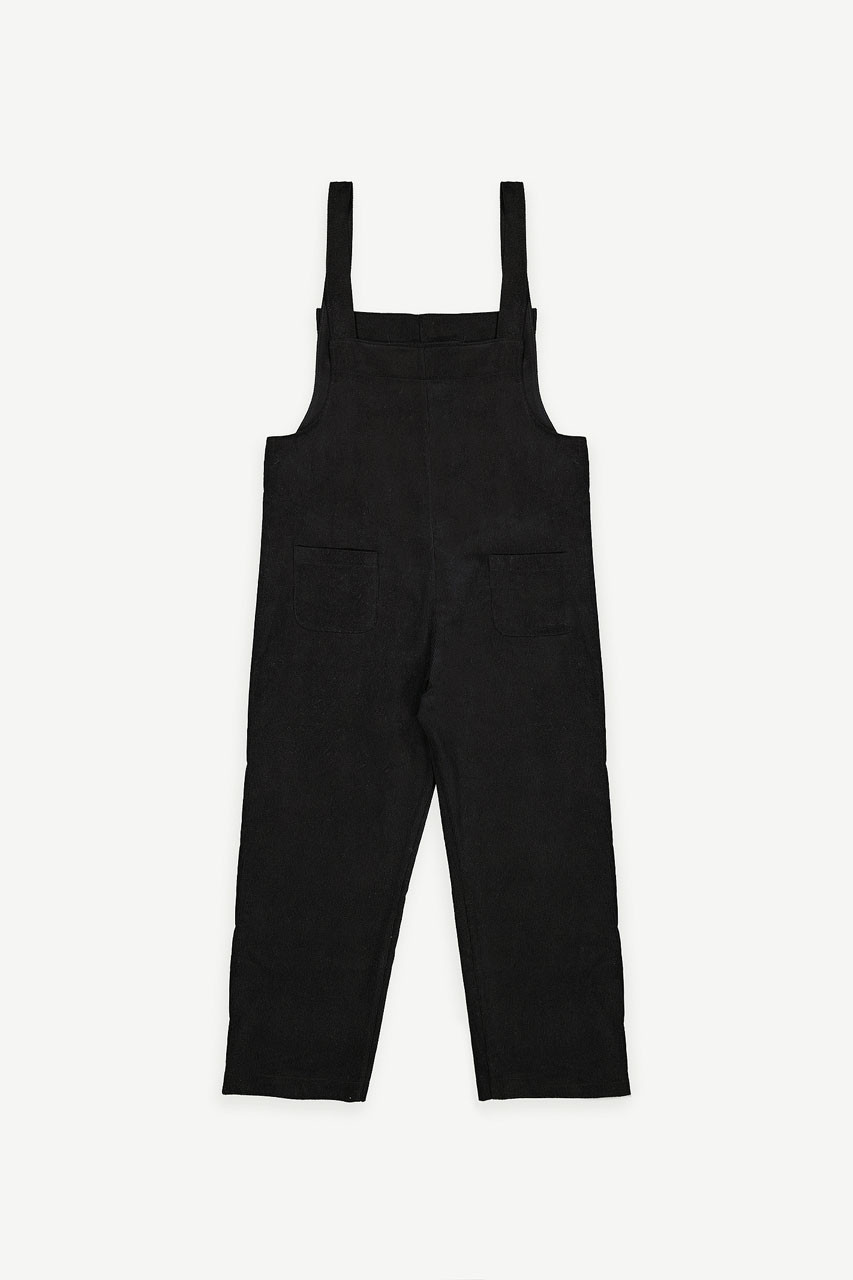 Pocket Point Corduroy Dungarees, Black