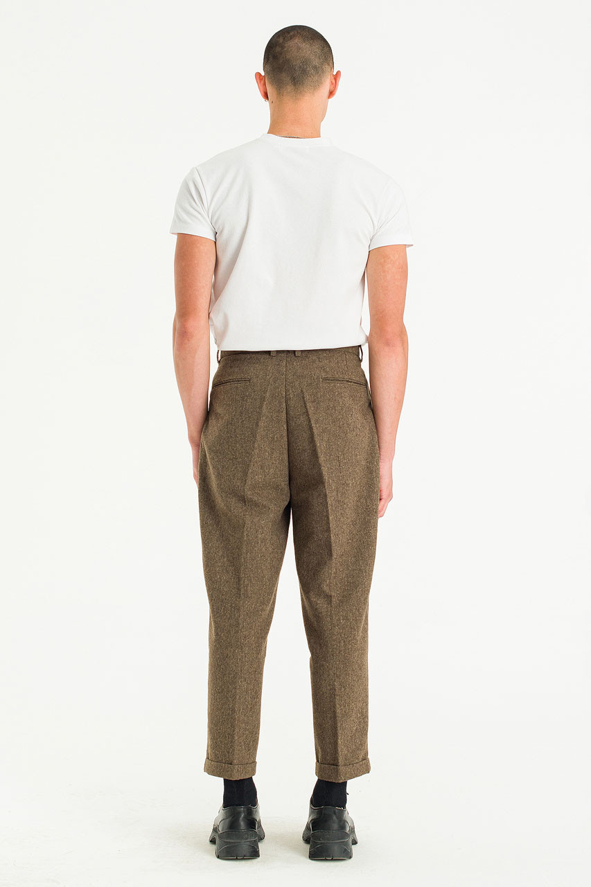 Menswear | Volk Wool Trousers, Hazel