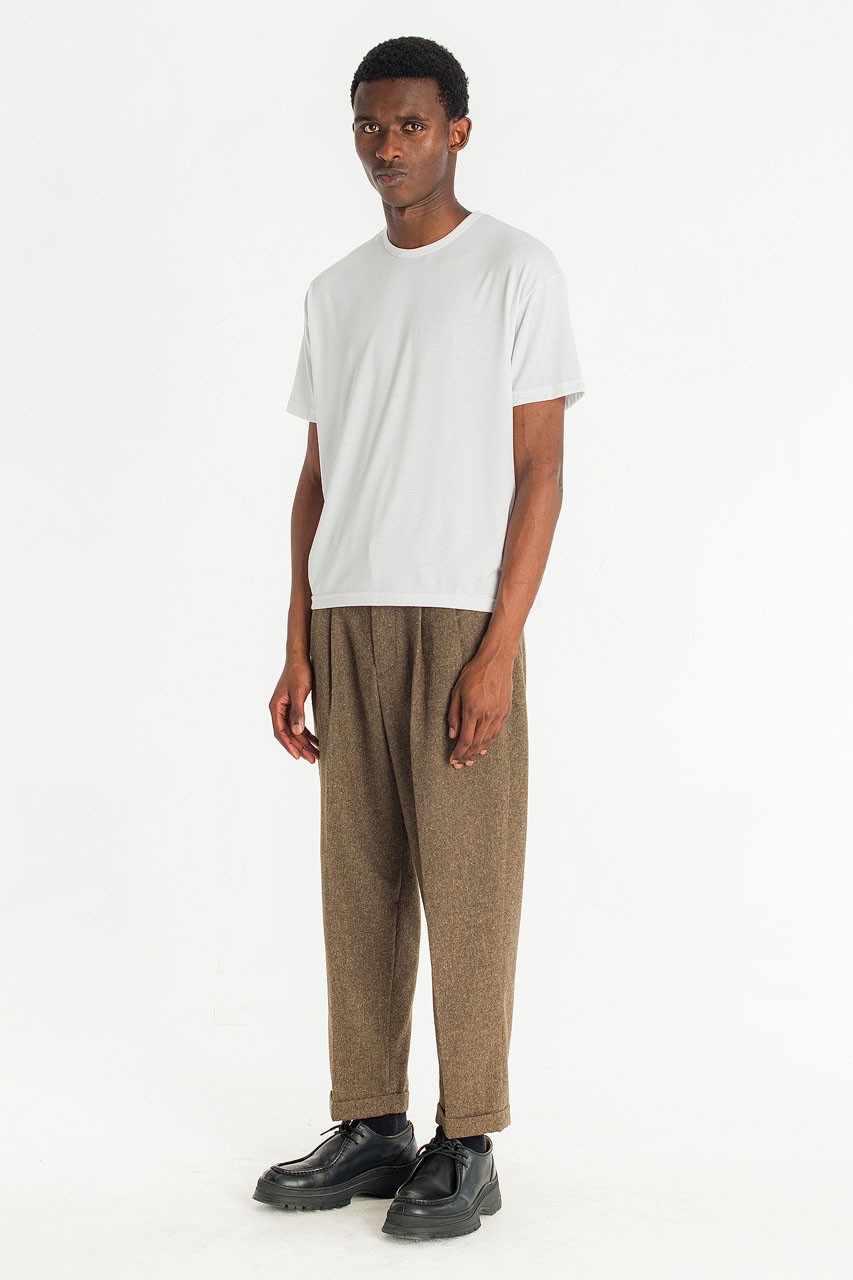 Menswear | Volk Wool Trousers, Hazel