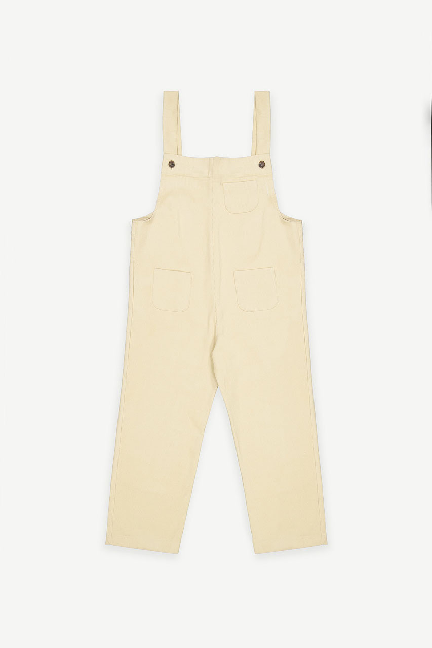 Pocket Point Corduroy Dungarees, Beige