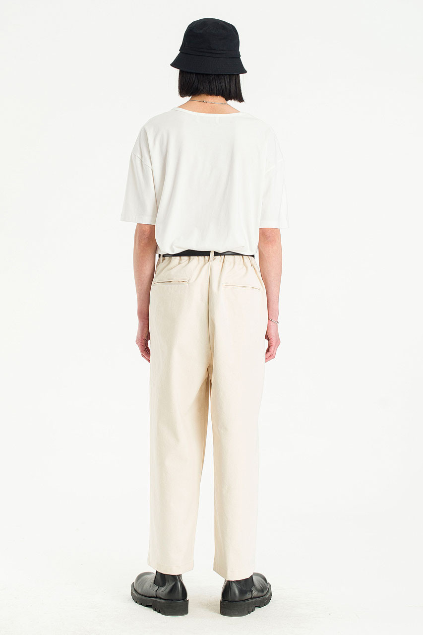 Menswear | Balloon Canvas Pants, Ivory