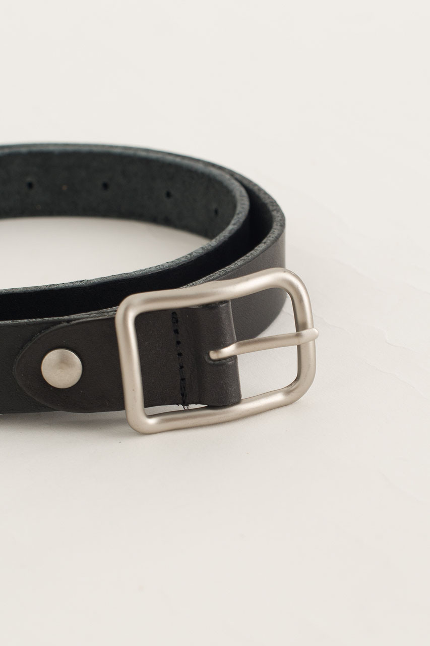 Siena Square Buckle Belt, Black