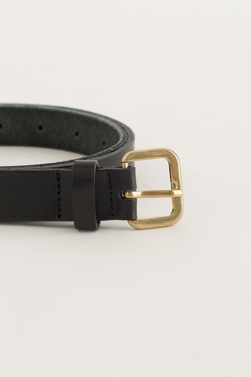 Siena Mini Square Belt, Black