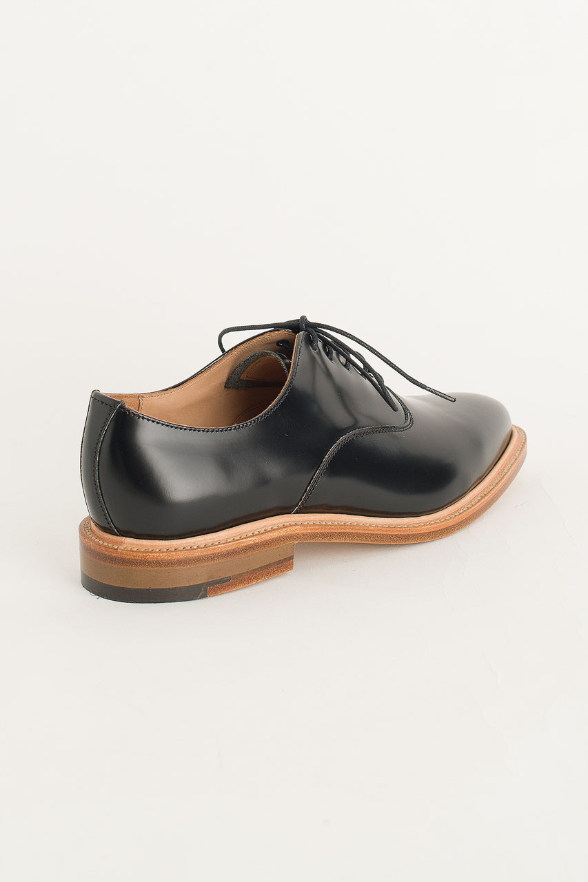 Pointed Oxford Shoes (Made in England), Black