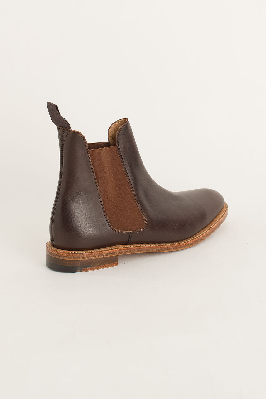 Victoria Chelsea Boot, Ebony Burnish