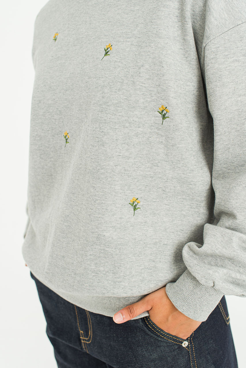  Lily Stitch Sweatshirt, Grey