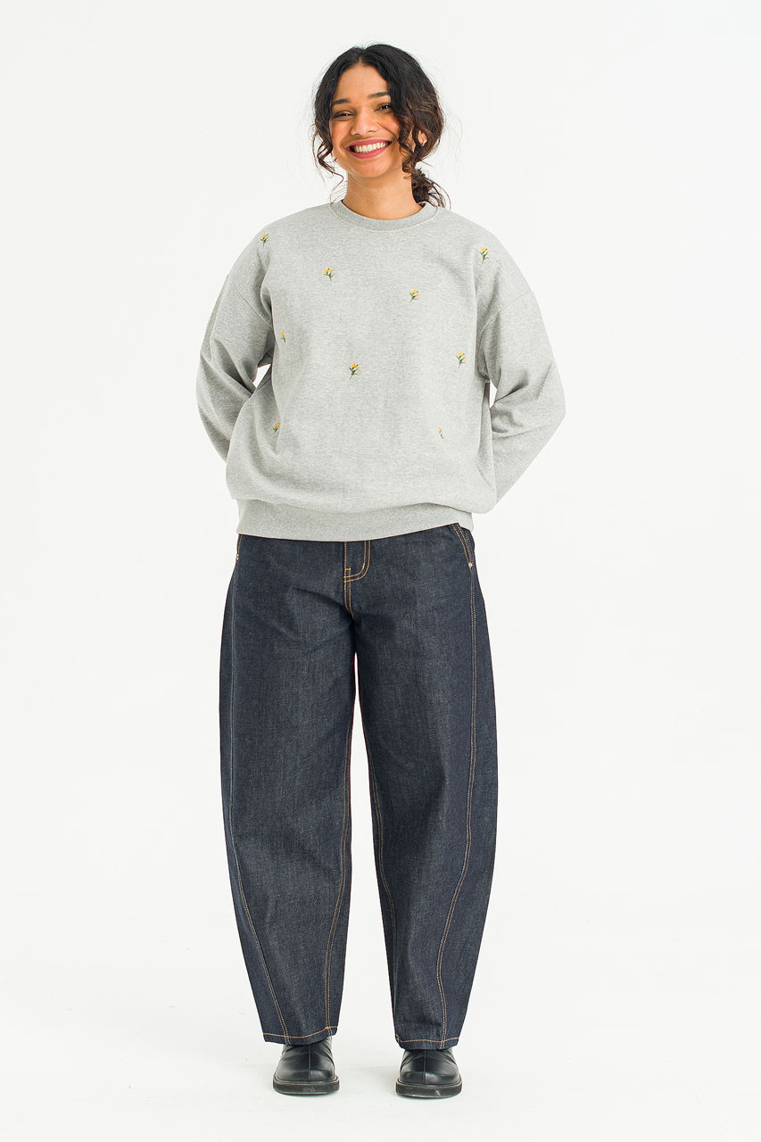  Lily Stitch Sweatshirt, Grey