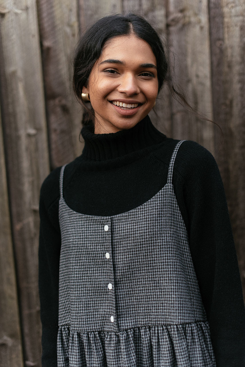 Simple Roll Neck Jumper, Black