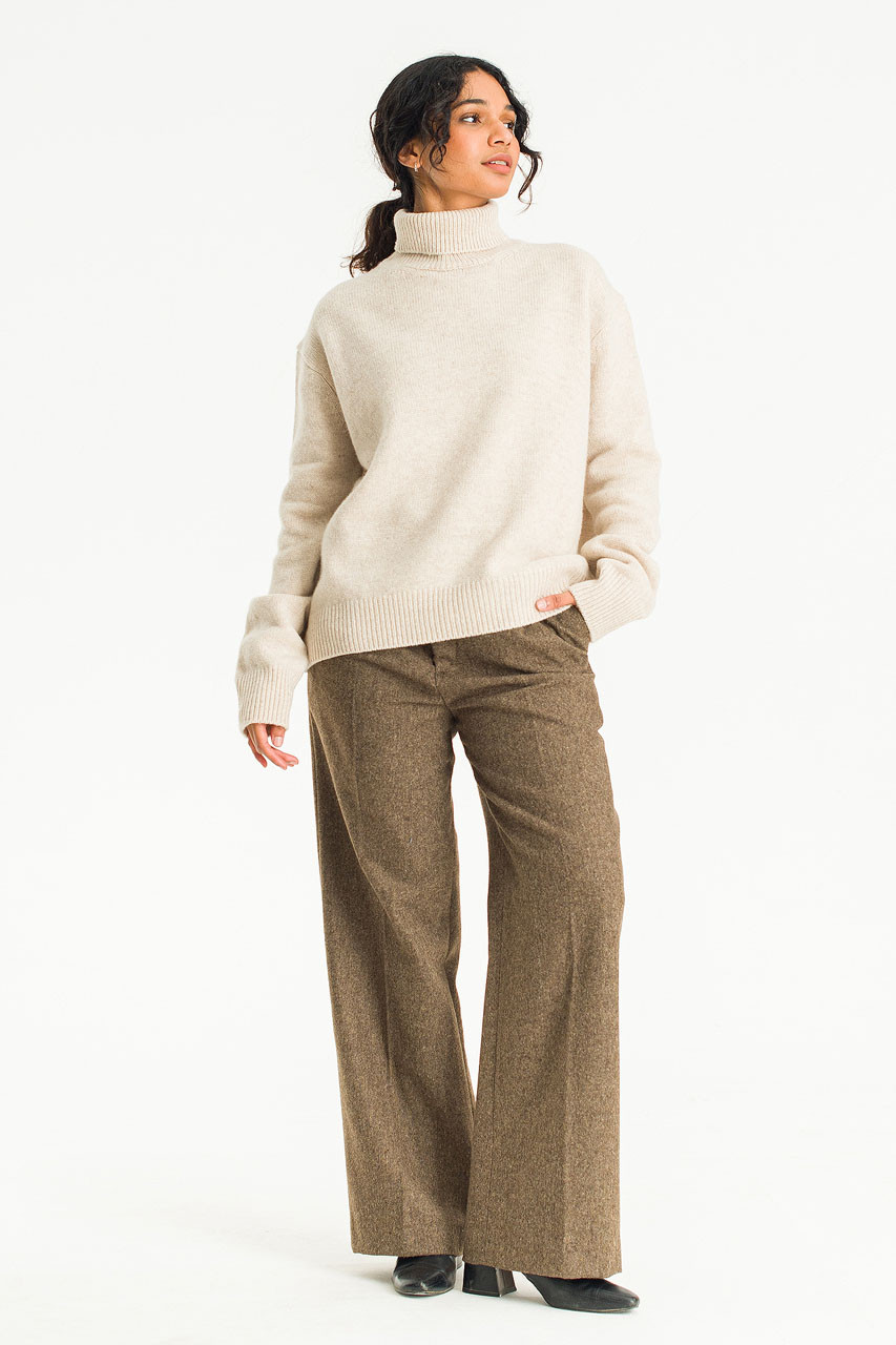 Jane Turtleneck Jumper, Oatmeal