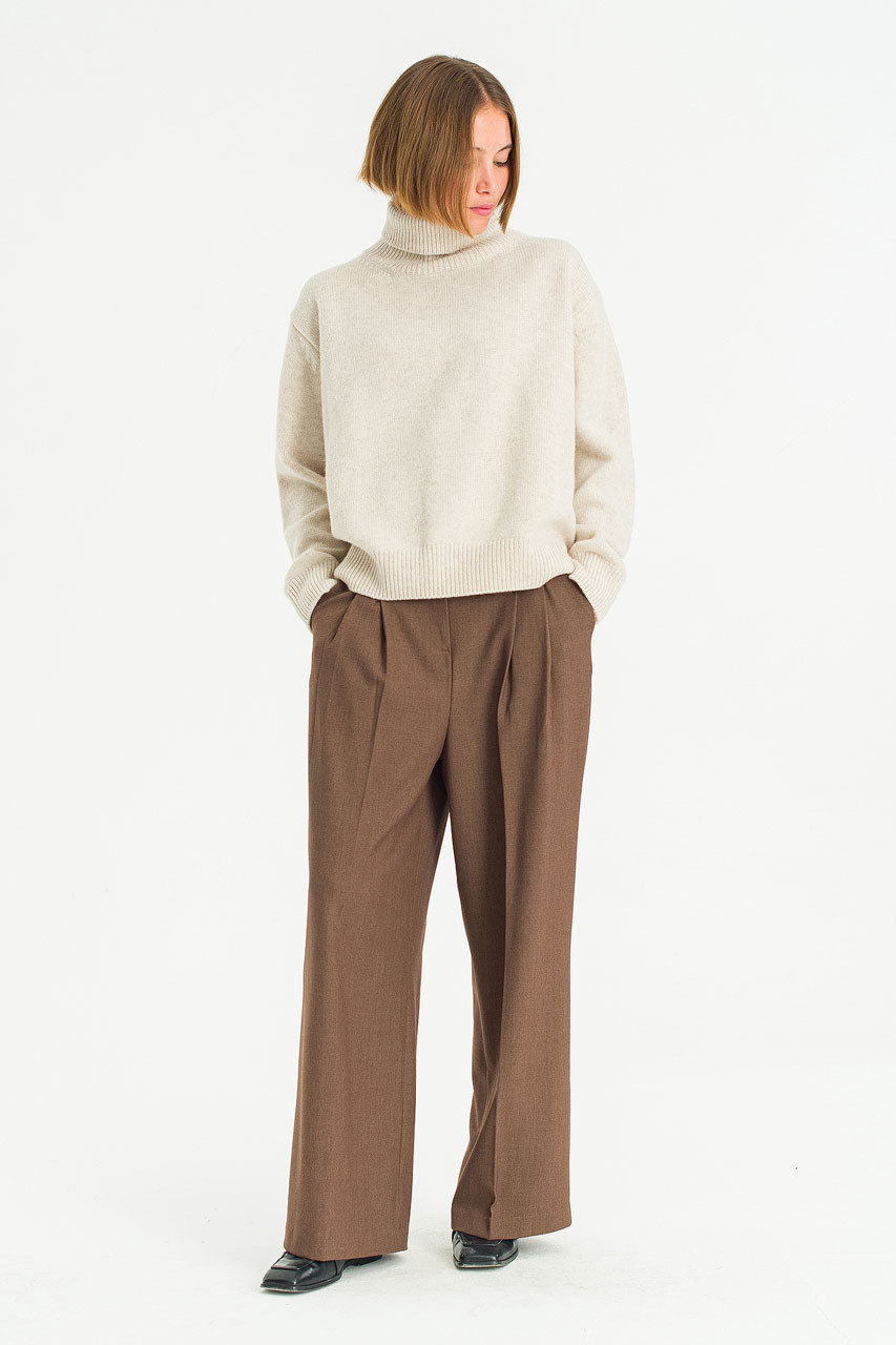 Jane Turtleneck Jumper, Oatmeal