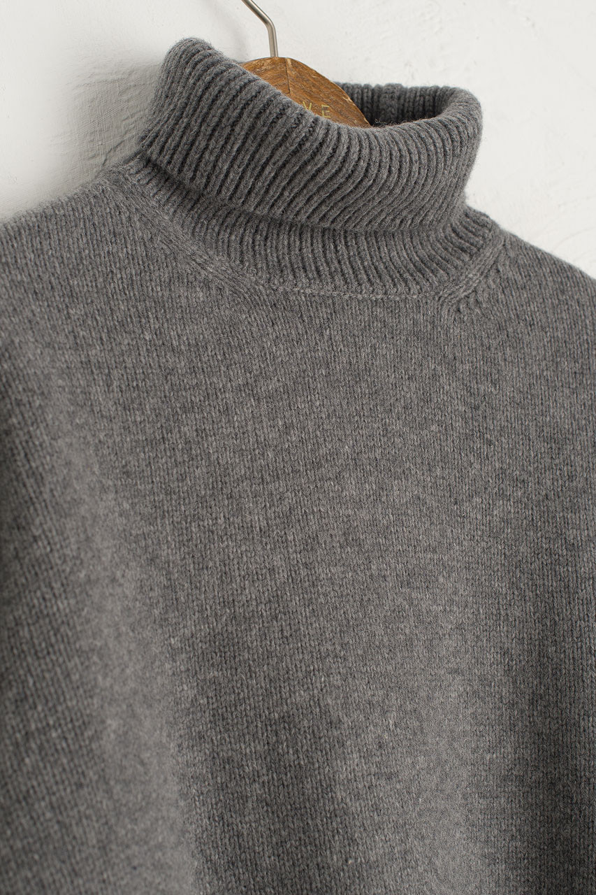 Jane Turtle Neck Jumper, Grey