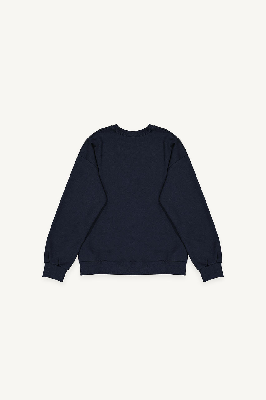 Lily Stitch Sweatshirt, Navy