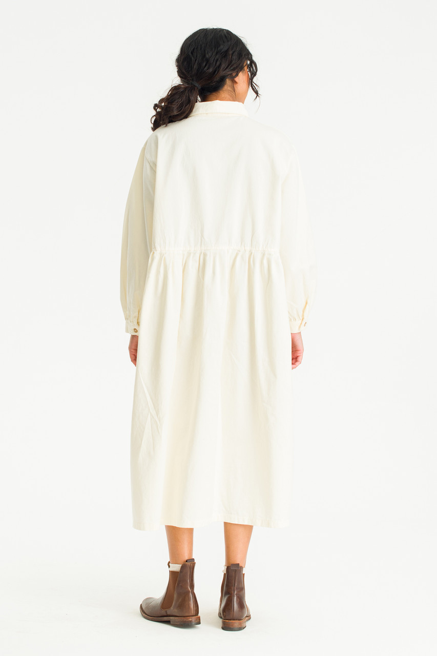 Ella Twin Pocket Dress, Ivory