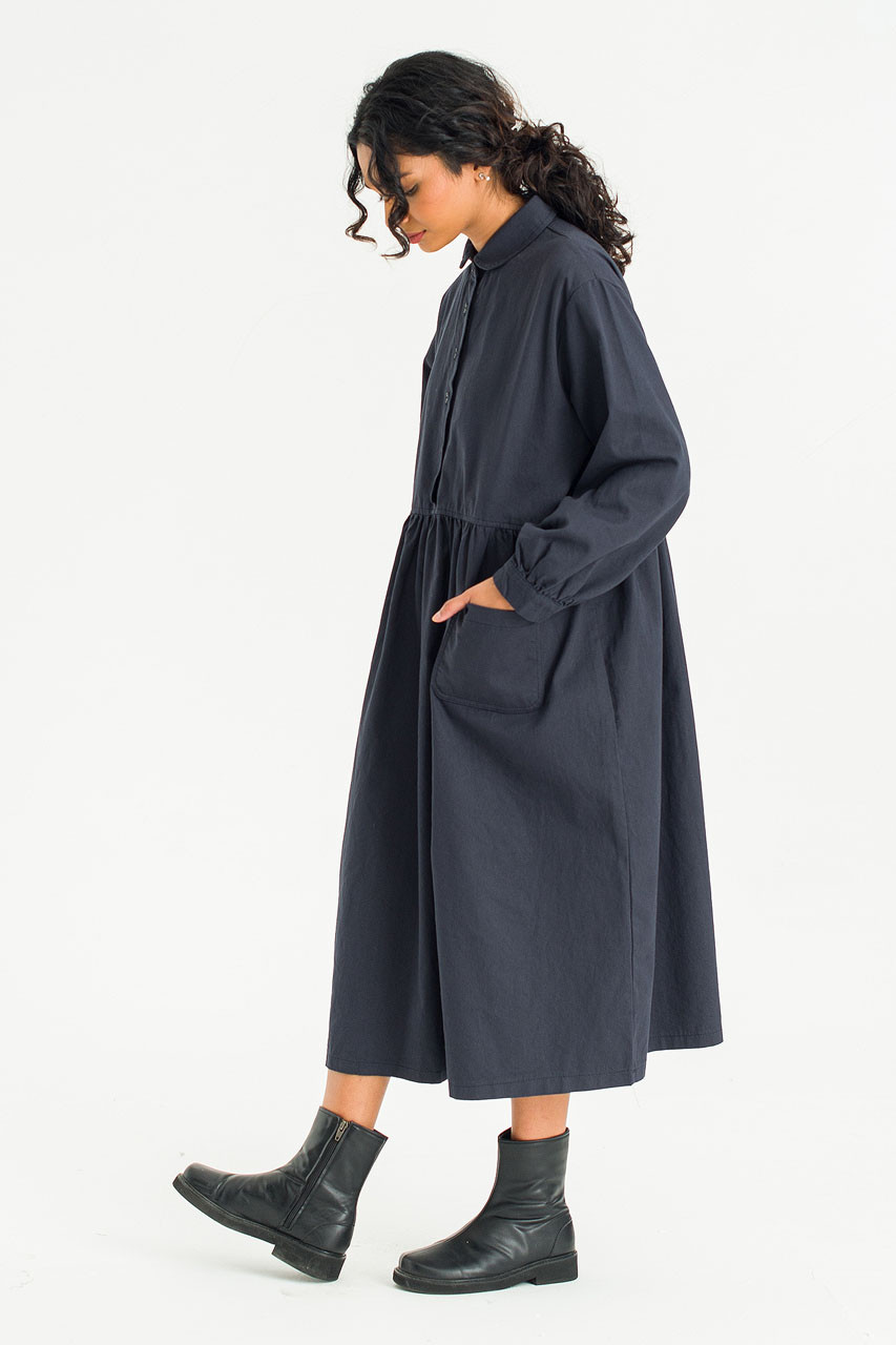 Ella Twin Pocket Dress, Navy