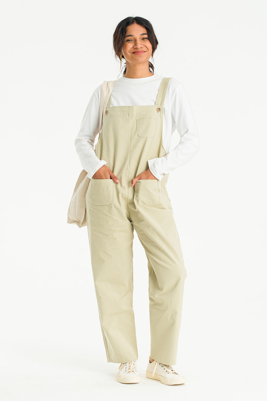 Kyoko Cotton Dungaree, Sage