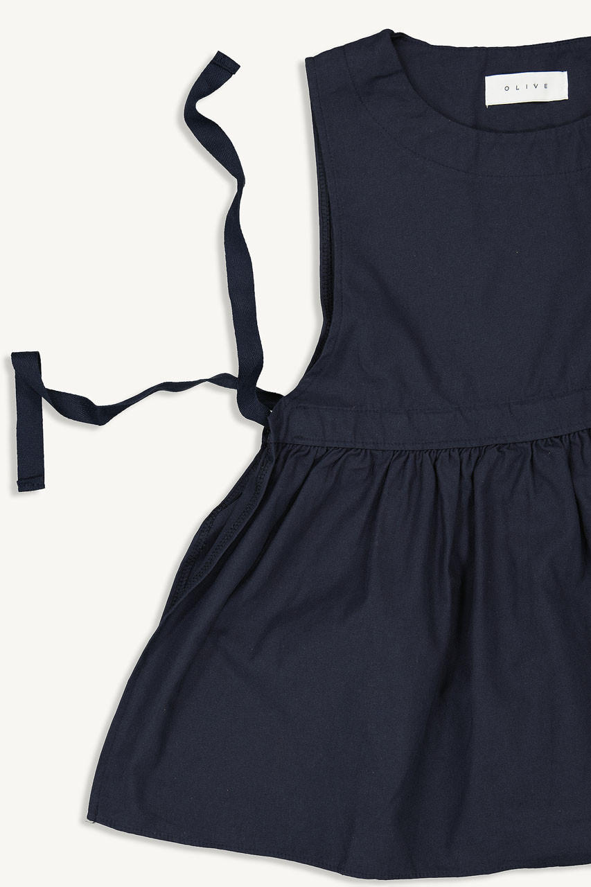 Faye Ribboned Vest, Navy