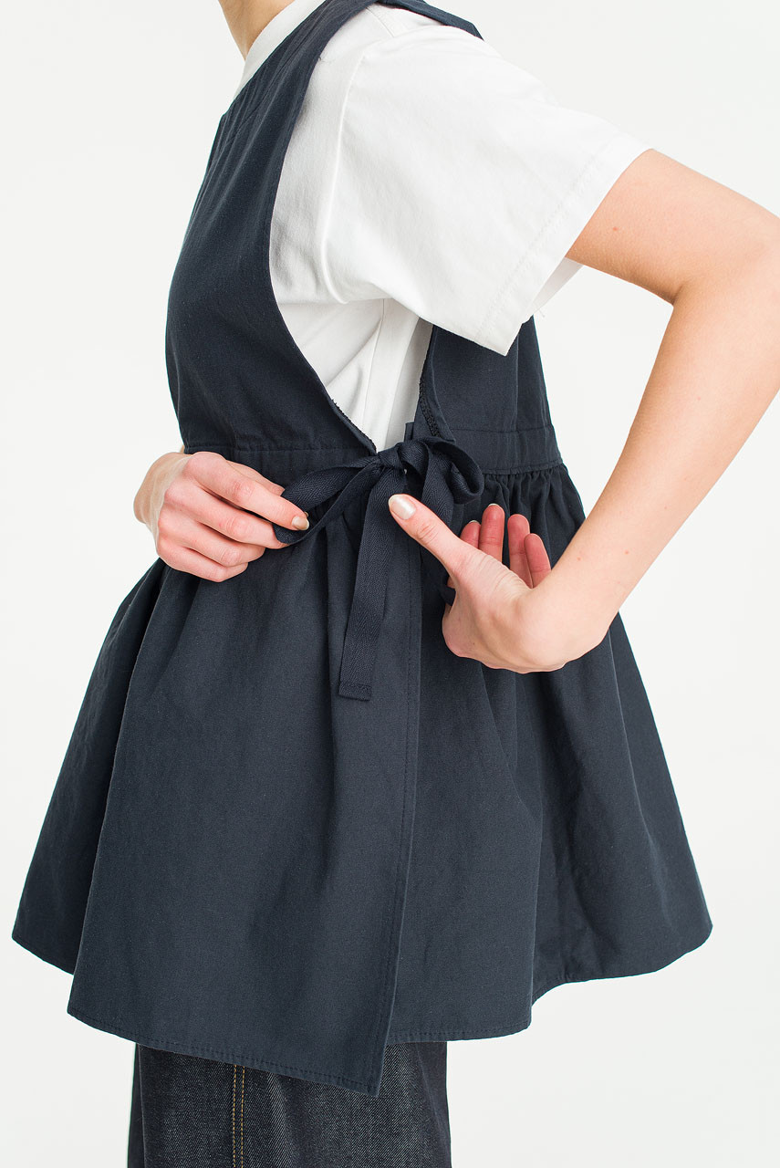 Faye Ribboned Vest, Navy