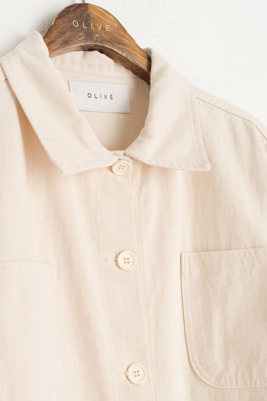 Risa Four Pocket Jacket, Ivory