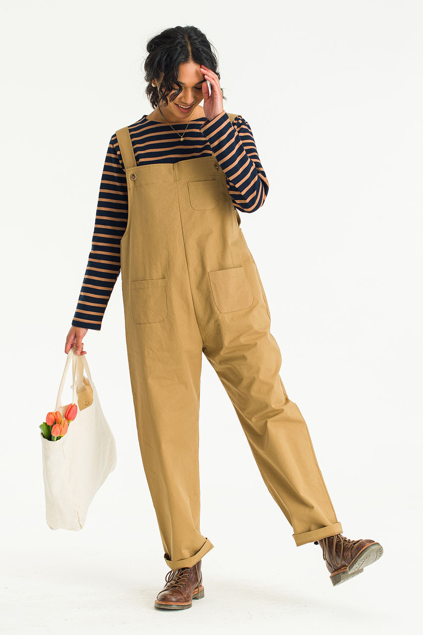 Kyoko Cotton Dungaree, Wood