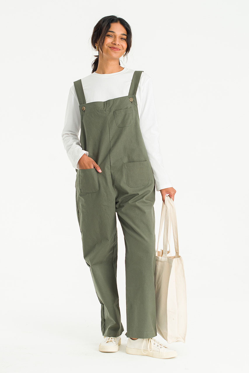 Kyoko Cotton Dungaree, Forest