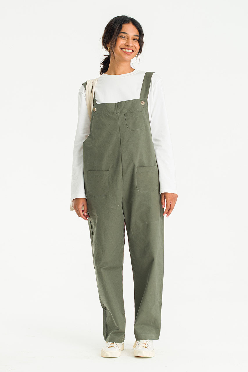 Kyoko Cotton Dungaree, Forest