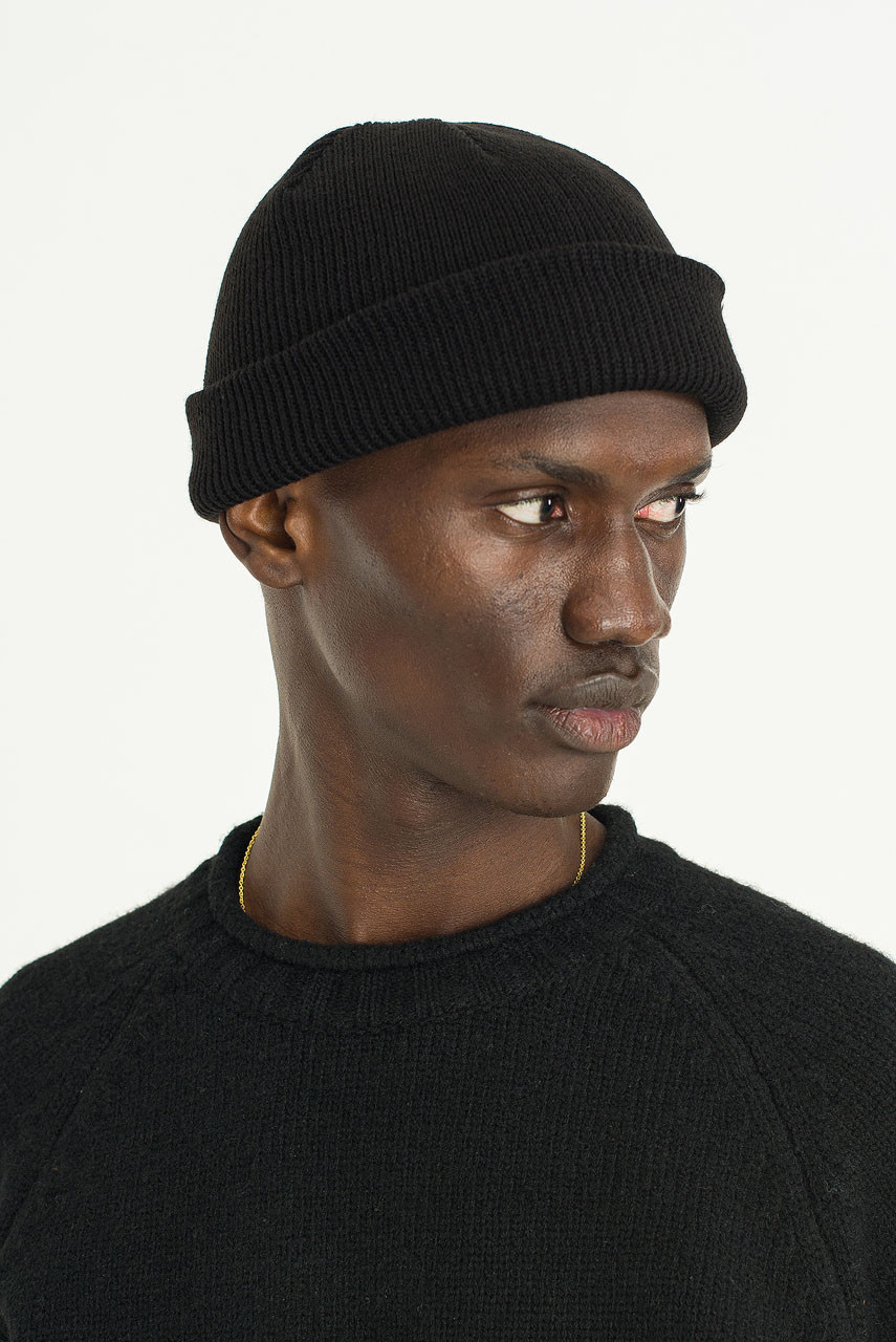 Menswear | Simple Beanie, Black