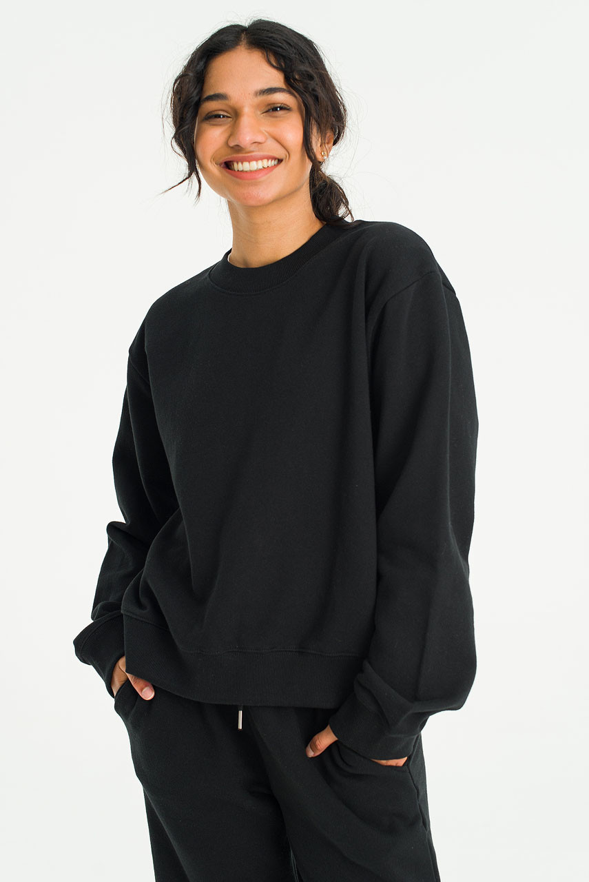 Sweatshirt & Jogger Set, Black