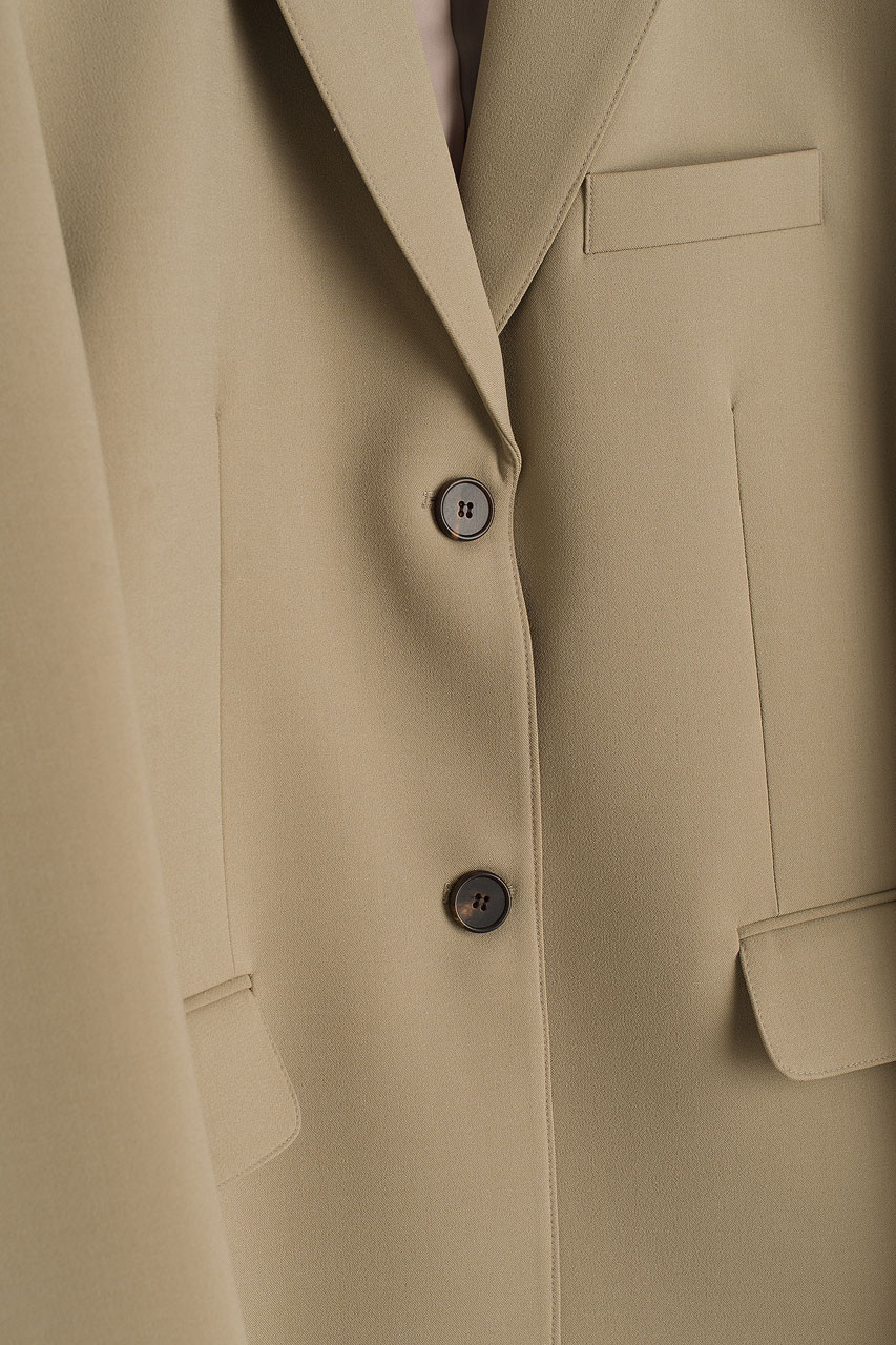 Darcey Simple Jacket, Beige