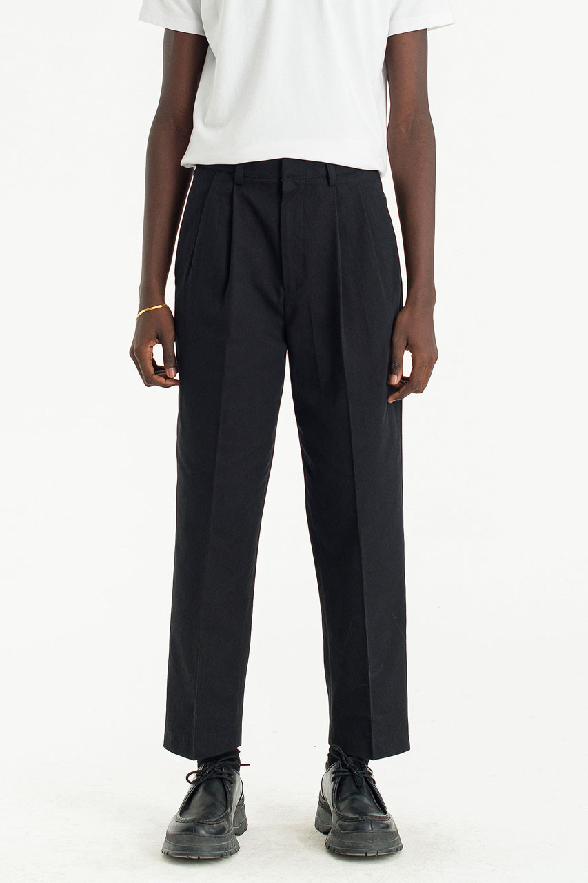Menswear | Twill Taylor Pants, Black 