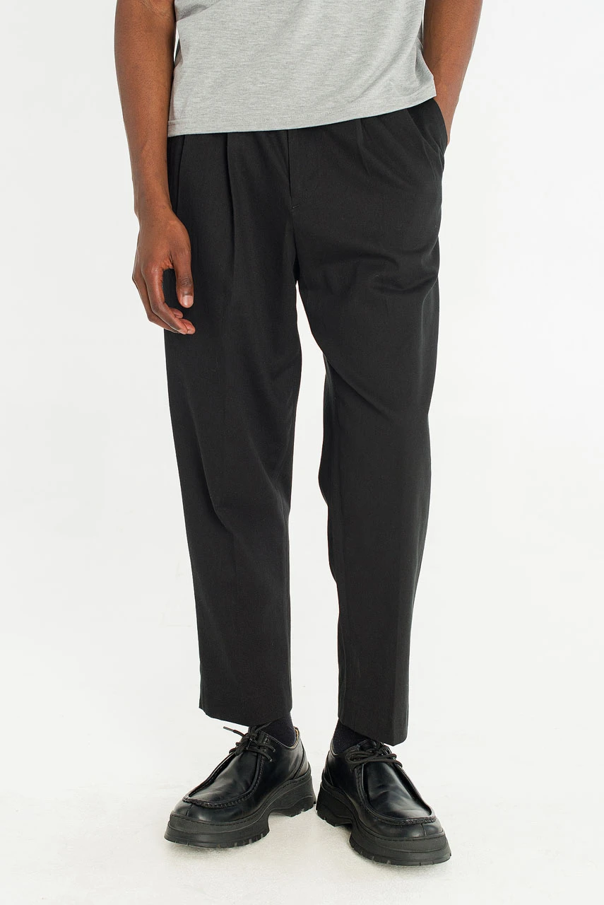 Menswear | Twill Taylor Pants, Black