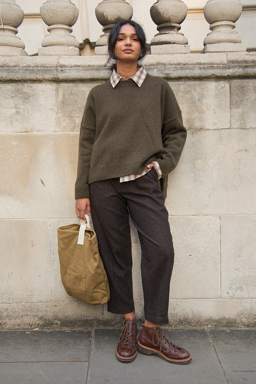Volk Wool Trousers, Chestnut