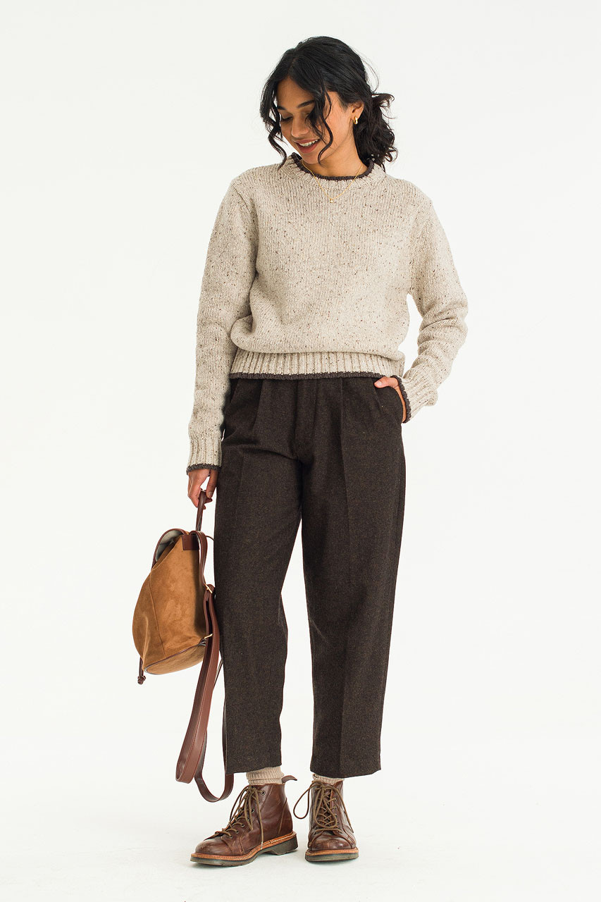 Volk Wool Trousers, Chestnut