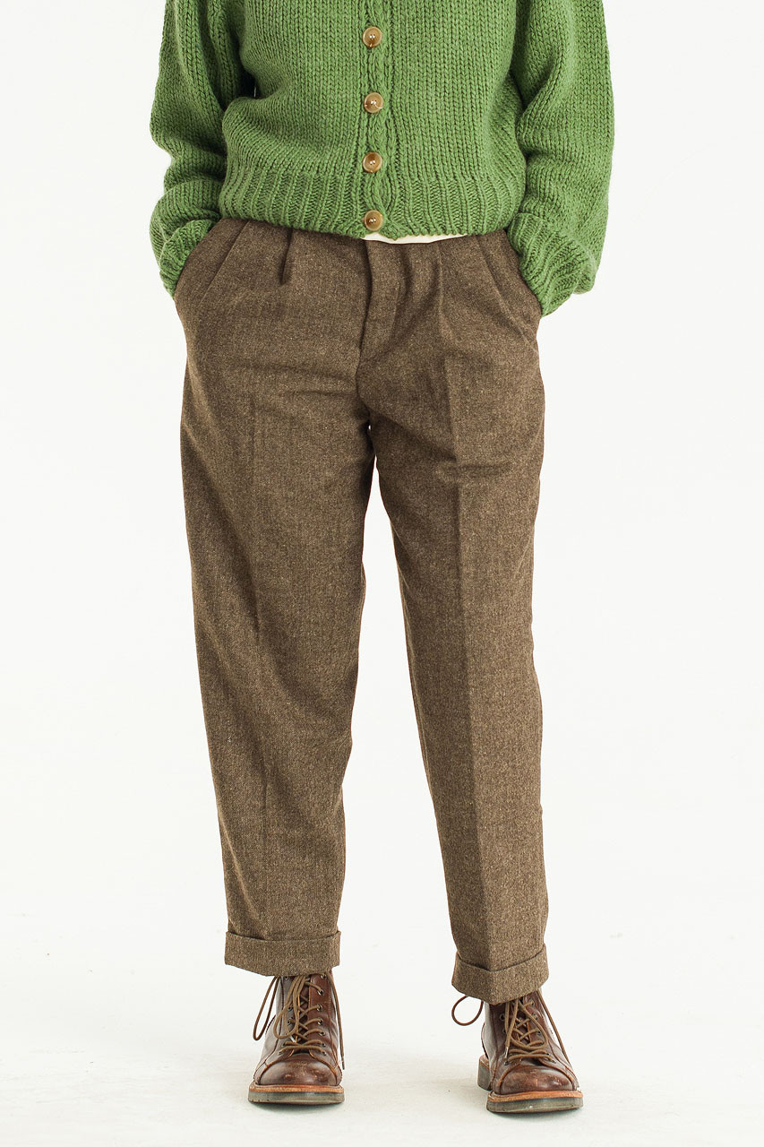 Volk Wool Trousers, Hazel