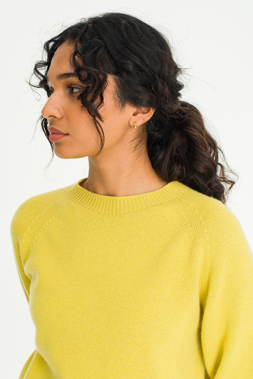 Seamless Raglan Jumper, Pollen  (Limited Time Offer)