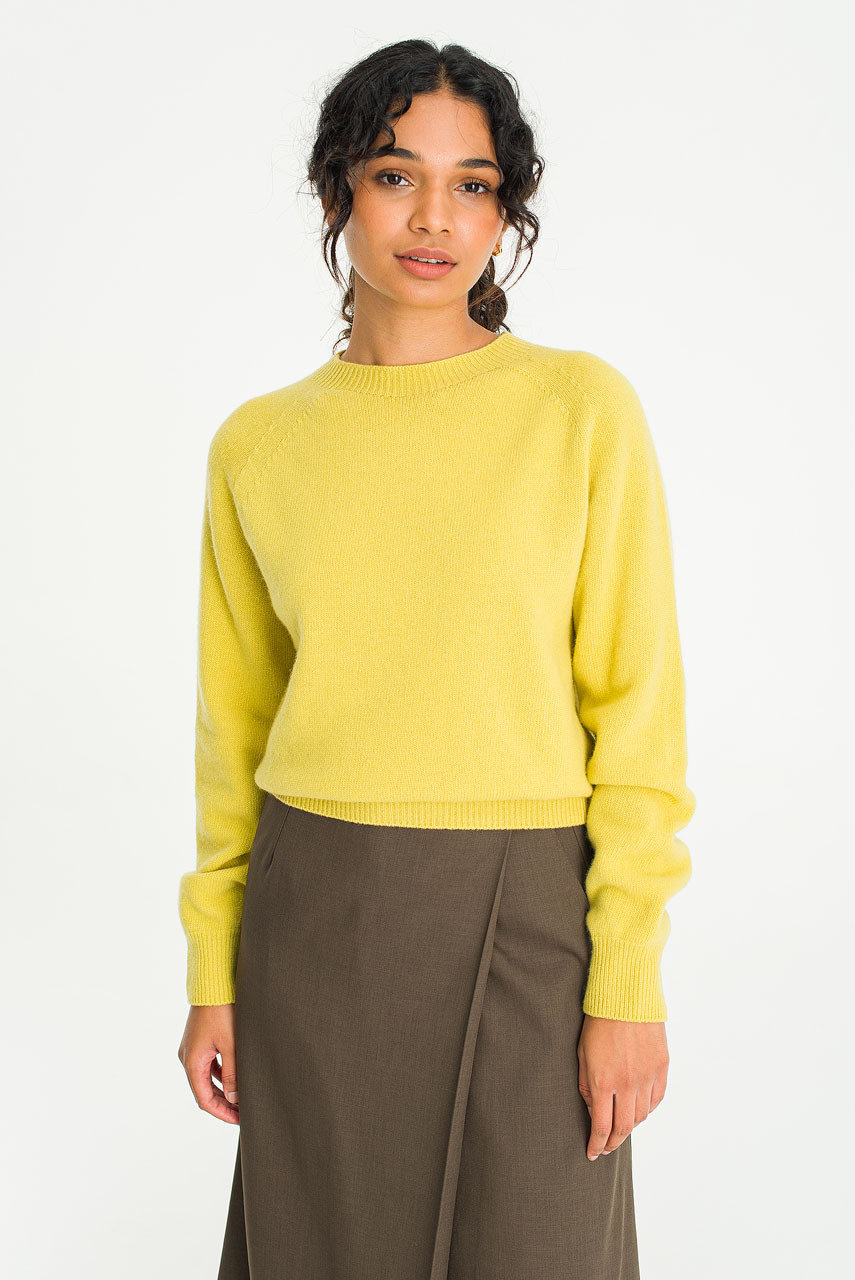 Seamless Raglan Jumper, Pollen  (Limited Time Offer)