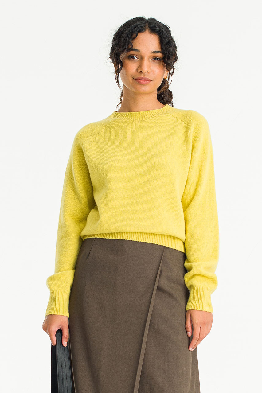 Seamless Raglan Jumper, Pollen  (Limited Time Offer)