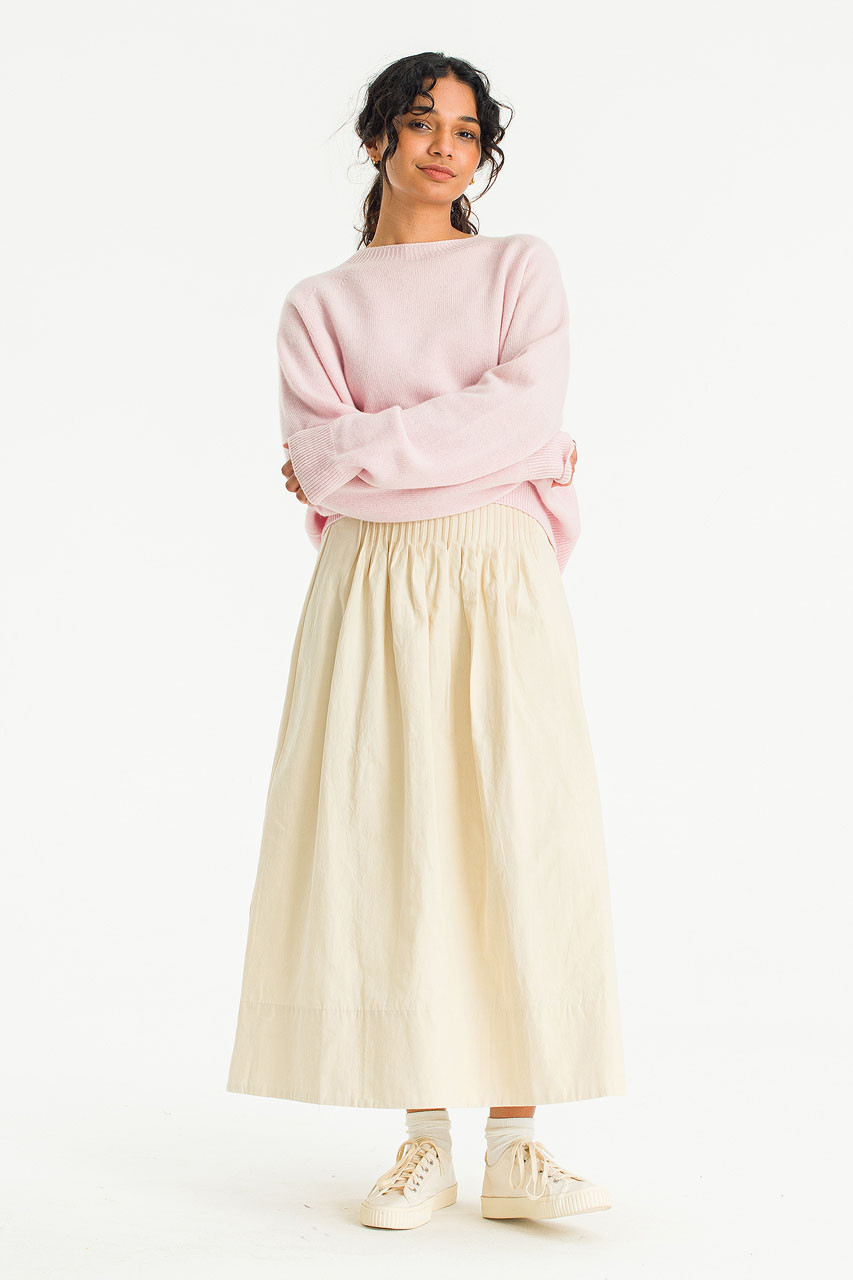 Seamless Raglan Jumper, Light Pink