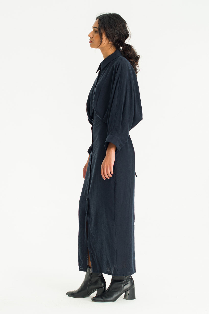 Tusci Shirt Dress, Navy