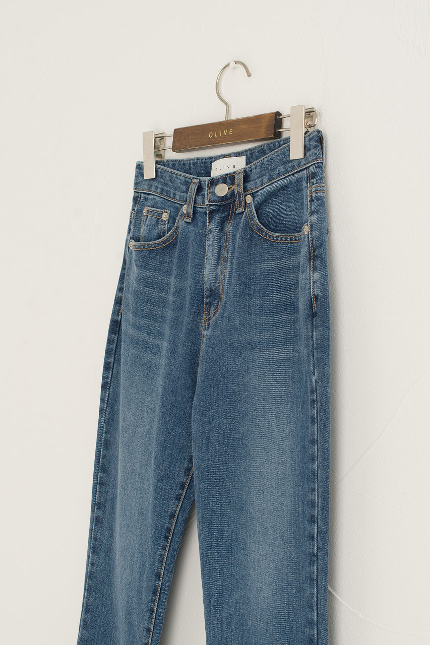 Freya Kick Flare Jean, Mid Blue