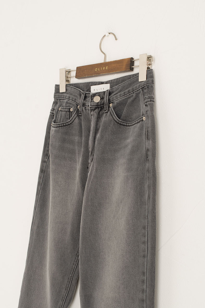 Taco Straight Denim Jean, Charcoal