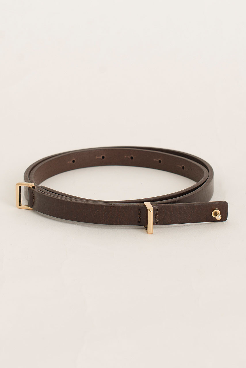 Tomo Thin Out Belt, Brown